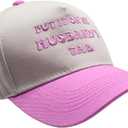 Funny Women's Embroidered Hat  Put It On My Husband's Tab Cap, Vacation Baseball Hat for Wife Pink (Pink)