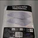 UNILIBRA 2 Pack Waterproof Pillow Protector Quilted Queen Size(21"X30") (Queen Pillow Protector)
