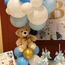 Teddy Bears Bulk 5 Packs 13.5 Inches Small Stuffed Bears Pack for Christmas Valentines Baby Shower Party Decorations Centerpieces Favors Light Brown