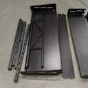 VORA Spice Rack for Countertop, 3 Tier Height-Adjustable Spice Organization for Cabinet, Kitchen Countertop Organizer, Metal Standing Large Seasoning Storage Shelf, Black 16"