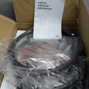 Bar Stools, Set of 2 Bar Stools Round Height Stools with Footrest Brown