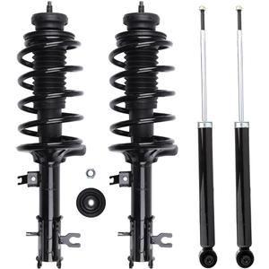 AUTOMUTO Front and Rear Pair Complete Struts Spring Assembly Shock Absorber Compatible with 2004-2011 for Chevy Aveo 2009 for Pontiac G3 2005-2008 for Pontiac Wave Struts 172296 172295 5794