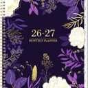 2026-2027 Monthly Planner - 2 Year Monthly Planner/Calendar 2026-2027, Jan 2026 - Dec 2027, 11" x 9", 24 Months, Tabs, Back Pocket, Holidays, Twin-Wire Binding, Note Pages (Purple)