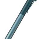 uniball ZENTO Flow Model Rollerball Pen, Anodized Aluminum Grip, Fine 0.5mm, Water-Based Black Ink, Ultra-Smooth with Reduced Friction, Jade, UBNZF05.7