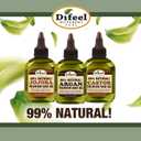 Difeel Hemp 99% Natural Hemp Hair Oil - Scalp Care 7.78 ounce (Pack of 3)
