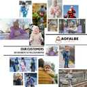 Kids Winter Hat Scarf Set for Girls Boys, Toddler Knit Beanie Hat & Neck Warmer Sets with Warm Fleece Lined Pom (White)