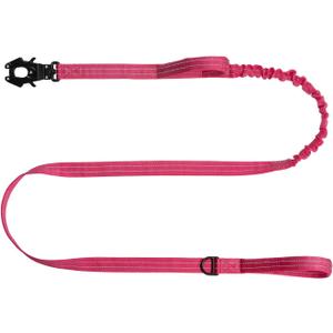 ICEFANG Tactical Dog Leash,K9 Training Walking Bungee Lead with 2 Control Handle,Heavy Duty Quick Release Metal Clasp,for Medium Large Breed (Reflective Pink, 6 FT)
