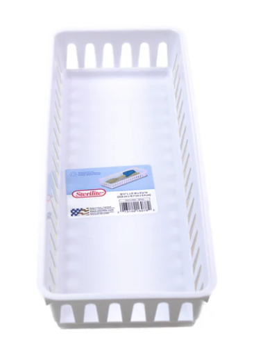 Sterilite Box White 12½×5×2⅛ Inches 2 Pack