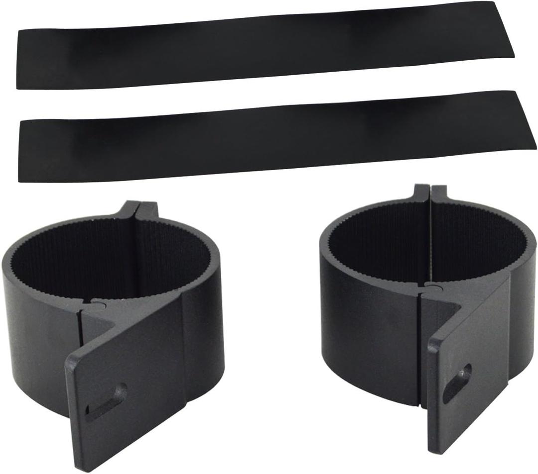Willpower 2PCS 3" inch Mounting Bracket Tube Clamp Roof Roll Cage Holder for LED HID Light bar (76-81mm) (3 inch)