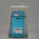 Silicone Case for Google Pixel 9A 5G Phone Case Glitter Sparkle Bling, Hybrid Matte Back Case High Impact Heavy Duty Shockproof Protective Cover for Google 9A Cute Case for Women 6.3-inch (Blue)