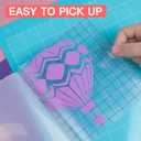 HTVRONT Transfer Tape for Vinyl - 12" X 120 ft w/Red Alignment Grid Transfer Paper for Adhesive Vinyl, Silhouette Cameo Vinyl Transfer Tape for Vinyl for Decals,Signs, Windows, Stickers