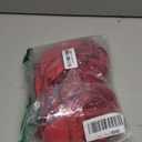 Women's Sexy Backless Short Romper Satin Dress Cowl Neck Tie Ruffle Layer Spaghetti Strap Jumpsuit Beach Mini Dress (Red)