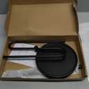 Towel Holder Stand, Stainless Steel Hand Towel Holder Rack for Bathroom Countertop, S-Shape Free Standing Towel Bar Holds 2 Towels for Kitchen Countertop, Black (14 inch)