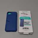 Smartish iPhone 16e Wallet Case - Wallet Slayer Vol. 1 [Slim + Protective] Credit Card Holder - Drop Tested Hidden Flip Card Slot Cover Compatible w/Apple iPhone 16e 2025 - Blues on The Green