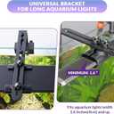 hygger Universal Aquarium Light Riser, Aluminium Adjustable Height/Front-to-Back Fish Tank Light Stand Mounting Bracket Aquarium Lamp Holder Fits 957 978 999 918 075 016