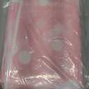 LofarisPink Bokeh Photography Backdrop with Simulated Shinny Spots, Sparkle-Like Abstract Halos Background for Newborn Baby Shower Birthday Party Decorations, Portrait Photo Booth Props 7x5ft