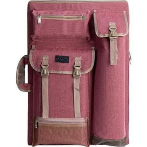 TRANSON Art Portfolio Case Artist Backpack Canvas Bag Large 26” x 19.5”