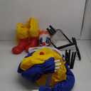 Halloween Animatronic 6ft Standing Killer Clown, Animated 72inch Decorations with Motion Activation, Creepy Sound, Scary Move, Light Up Eyes, Haunted House Spooky Horror Prop for Indoor, Outdoor, Yard