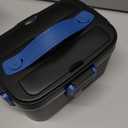 Nifogo Electric Lunch Box for Adults 80W with Temperature Display Heated Lunch Box Food Warmer Lunch Box 1.8L Stainless Steel Container&Bag 12V/24V/110V for Car/Truck/Work(Blue)