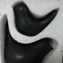 Notakia Small Birds Statues Home Decor Modern Style Decorative Ornaments for Living Room Decor, Bedroom, Office Desktop, Cabinets (Black 2Pcs Birds)