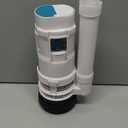 RDEXP White 20.5cm Length Toilet Bottom Inlet Fill Valve Split Push Button Dual Flush Cistern Syphon
