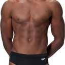 Speedo Men's Swimsuit Brief Comfort Waistband (34, Mid Anthracite)