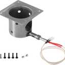 GRILLME Fire Pot Burn Pot and Hot Rod Ignitor Kit Replacement for Traeger Pellet Grill with Screws and Fuse