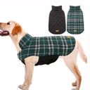 Kuoser Warm Dog Coat, Reversible Dog Jacket Waterproof Winter Coat, M