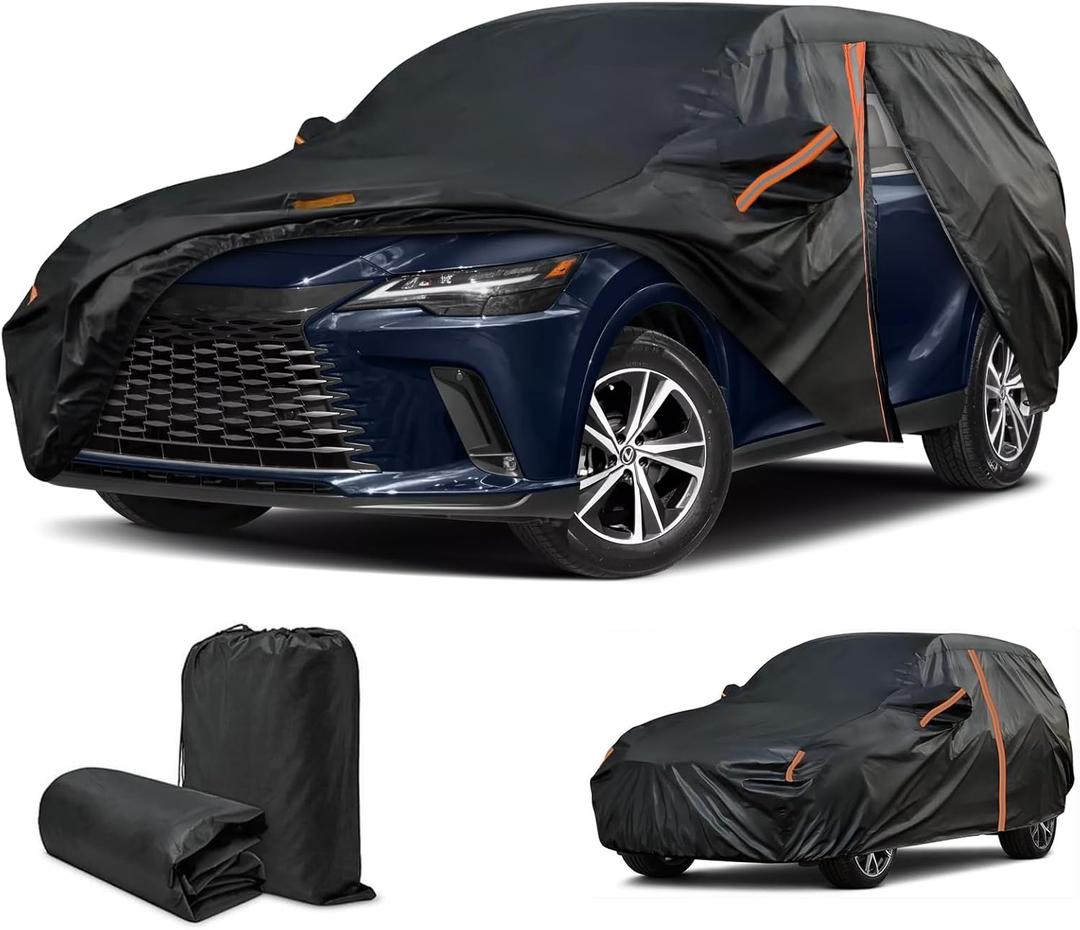 Car Covers for Lexus RX,Cover Automobiles All Weather Waterproof SUV for Lexus RX350/450h/350 F Sport/350L/450h/RX 450hL/350 F Sport/450h F Sport/350h/450h+, Sun UV Dust Snow Protection