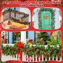 3 x 24pcs Red Velvet Bows Christmas Tree Decorations, 5"x7" Valentines Day Ornaments for Tree Home Coquette Room Birthday Party Front Door Wedding Holiday Decor