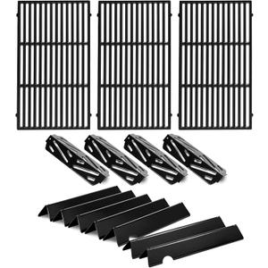 Genesis II E-410 S-435 Grill Replacement Parts 66097 Grates 66033 Flavorizer Bars 66686 Heat Deflectors for Weber Genesis ii 400 Series Grill Parts GS4 GBS 2 E410 E435 ii LX E-440 LX S-435 SE-410 S435