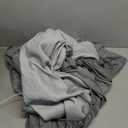 Grounding Sheets King Size - Organic Cotton and Silver Fiber, Grounding Fitted Sheet Wellness Sleep Deep Gray
