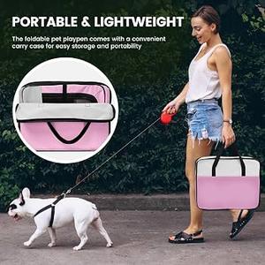 X-ZONE PET Portable Foldable Pet Dog Cat Playpen Crates ...