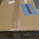 Blue Lamp for Bedroom & Bedside with 3-Way Lighting Modes & USB C+A - Modern Style Glass Nightstand Table Lamp for Living Room & Bedroom Decoration (23.5" H)