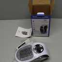 Mini Plug in Heater, Portable Wall Space Heater with Remote, Small Wall Outlet Heating with Adjustable Thermostat and 12H Timer, LED Display for Home Office Bathroom Indoor Use (Ivory)