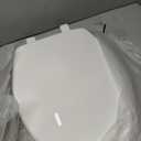 Bemis 7300SLEC Slow Close Toilet Seat, Easy Clean Hinges and Durable Plastic Seat, Made in USA, Elongated, White