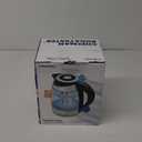 Chefman Electric Kettle with Temperature Control, 5 Presets LED Indicator Lights, Removable Tea Infuser, Glass Tea Kettle & Hot Water Boiler, 360 Swivel Base, BPA Free, Stainless Steel, 1.8 Liters