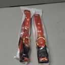 2 x Reflective Dog Collar, Cute Christmas Style Dog Collars for Medium Dogs, Soft Nylon Puppy Collar for Boy and Girl Female Dog, Adjustable Heavy-Duty Pet Collar with Quick Release Buckle, Red (M (Neck 14-20", Width 1"))