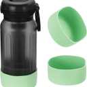 PATIKIL Silicone Boot for Water Bottle 32 oz 40 oz, 2 Pcs Anti-Slip Water Bottle Protective Sleeves Bottom Cover for Water Bottles Accessories, Green