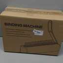 Lumoshine Binding Machine, 21-Hole, 450 Sheets, Comb Binding Machines for Letter, A4, A5 or Smaller Sizes Paper, Perfect for Homeschool Use (Silver)