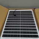 TXL 40W Solar Fan with Thermostat, Solar Gable Vent Fan, 1800 CFM, Precision Temperature Control, Continuous Cooling Without Light, Ideal for Roof Vents, Attics, Greenhouses, Sheds, and Chicken Coops