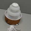 Humidifier for Bedroom, Water Flowing Cool Mist Humidifier, Waterfall Air with Rain Sounds Sleeping, 8 Colors led Light Up to10 Hours, Cloud Baby Woman, Home, Office