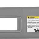 Driver Side Sun Visor Compatible with Toyota Tacoma 2005-2015 Sun Shade with Light Replacement 7432004210B0 Color Gray