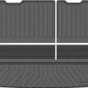 Mixsuper Cargo Liner for Tahoe/GMC Yukon 2015-2020 (Non XL), Trunk Mat for Tahoe Accessories All Weather Cargo Mat Rear Trunk Liner Black 3PCS