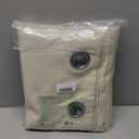 NICETOWN Room Darkening Beige Curtains 84 inches Long, Grommet Room Darkening Thermal Insulated Sound Dampening Window Treatments for Bedroom/Home Office, 2 Panels, W46 x L84