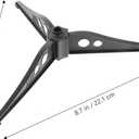 BESPORTBLE Christmas Tree Stand Base Small Plastic XmasTree Holder Artificial Tree Stand Replacement for Christmas Home & Office Decor, 0.8cm Hole Diamete