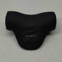 Coverado Car Headrest Pillow, Ergonomic Memory Foam Car Neck Pillow for Driving Seat with Adjustable Strap, Soft PU Leather Breathable Removable Cover Neck Support for Neck Pain Relief - Black