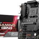 MSI B550 Gaming GEN3 Gaming Motherboard (AMD Ryzen 5000 Series, AM4, DDR4, PCIe 3.0, SATA 6Gb/s, M.2, USB 3.2 Gen 1, HDMI/DVI-Port, ATX)