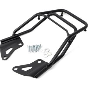 Mokuo Motorcycle Black Rear Luggage Rack Iron Luggage Storage Rack Carrier Compatible with 2016-2020 Honda Grom MSX125