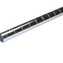 Thunder Group Chrome plated 8" post with leveling foot, comes in 4 posts